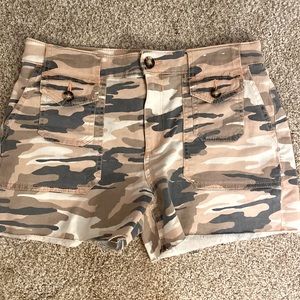 Express camo shorts